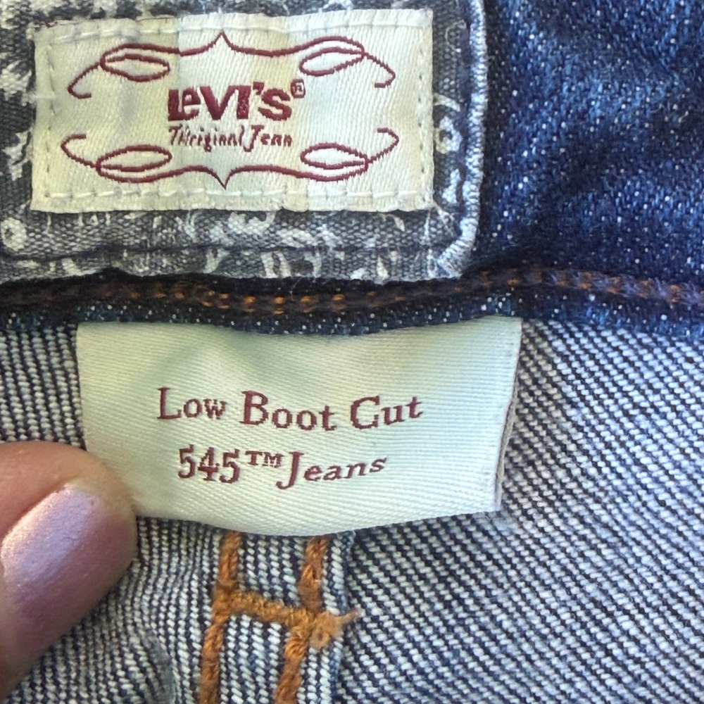 Levi’s Discontinued 545 Y2K Low Rise Boot Cut Jeans